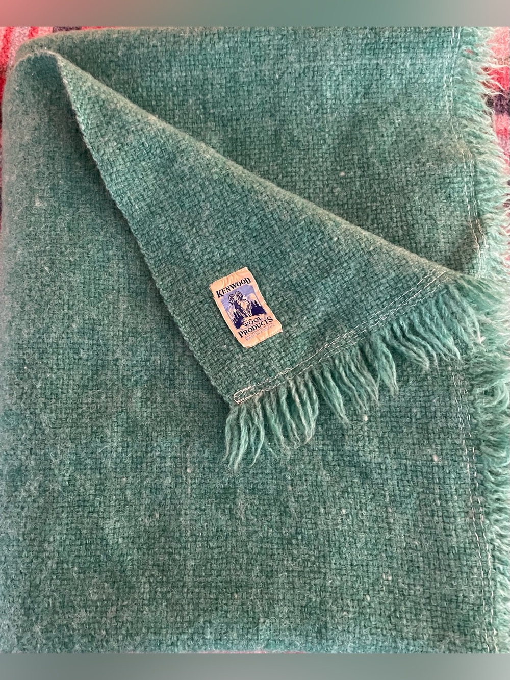 Vintage Kenwood All Virgin Wool Blanket Throw – Made in Canada
